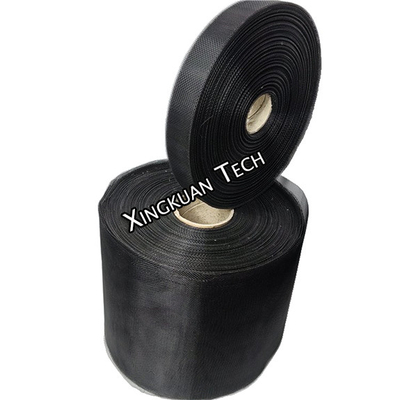 Uso sostenente ricoprente a resina epossidica nero di Mesh Screen Fabric Filter Element del cavo di vita lunga