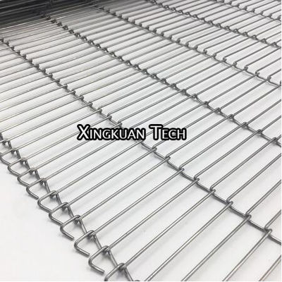 Flex Ladder Conveyor Belt Wire piano Mesh For Conveyor Food Machine nel rivestimento della produzione