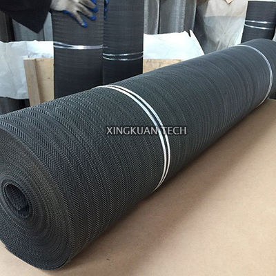 Maglia tessuta nera della maglia 80 della maglia 60 di industria di plastica 40 di Mesh Cloth For Rubber del cavo