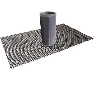 Cavo tessuto d'acciaio ad alto tenore di carbonio Mesh Screens, schermo d'acciaio del frantoio per pietre 65Mn