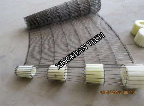La maglia piana di Flex Belt Conveyor Belt Wire 90 gradi 180 gradi inclina la scala curva