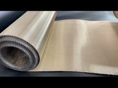 Acciaio ad alto tenore di carbonio con rivestimento in ottone (colore oro) rete reticolare inversa per plastica